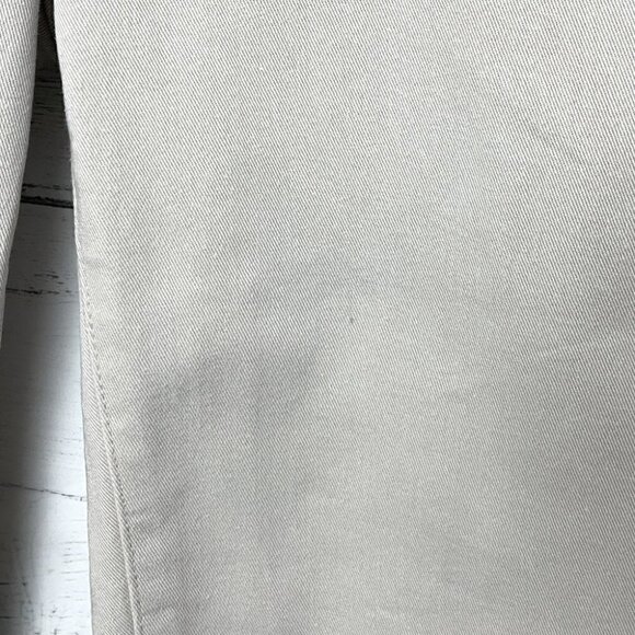 LOGO by Lori Goldstein Tan Boyfriend Jeans Straight Leg Patch Pockets size 6P - Picture 6 of 10